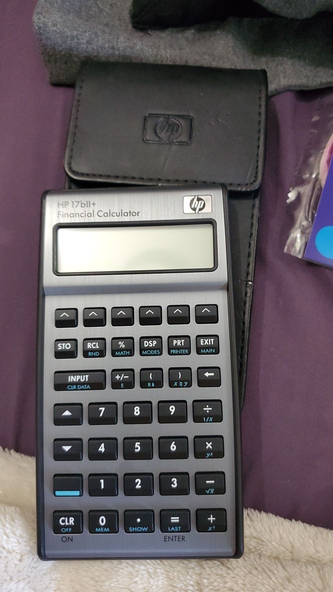 HP 17bll financial calculator