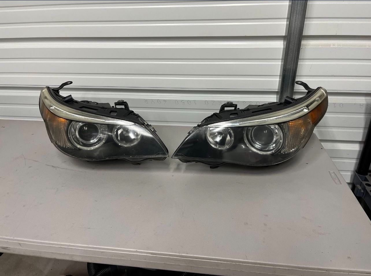 Genuine BMW E60 Pre-LCI Xenon Headlights