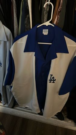 Dodger Button Up Mens Shirt 4xl