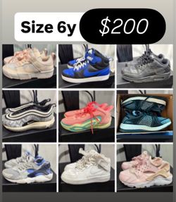 Nikes and more 6y all for $200
