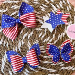 4th Of July Bows
