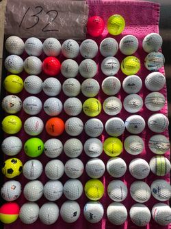 Batch#132 - 74 premium & mixed highly playable GOLF balls