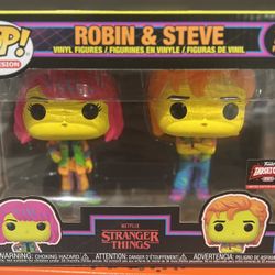 Blacklight Robin & Steve Funko Pop Stranger Things Target Con 2024