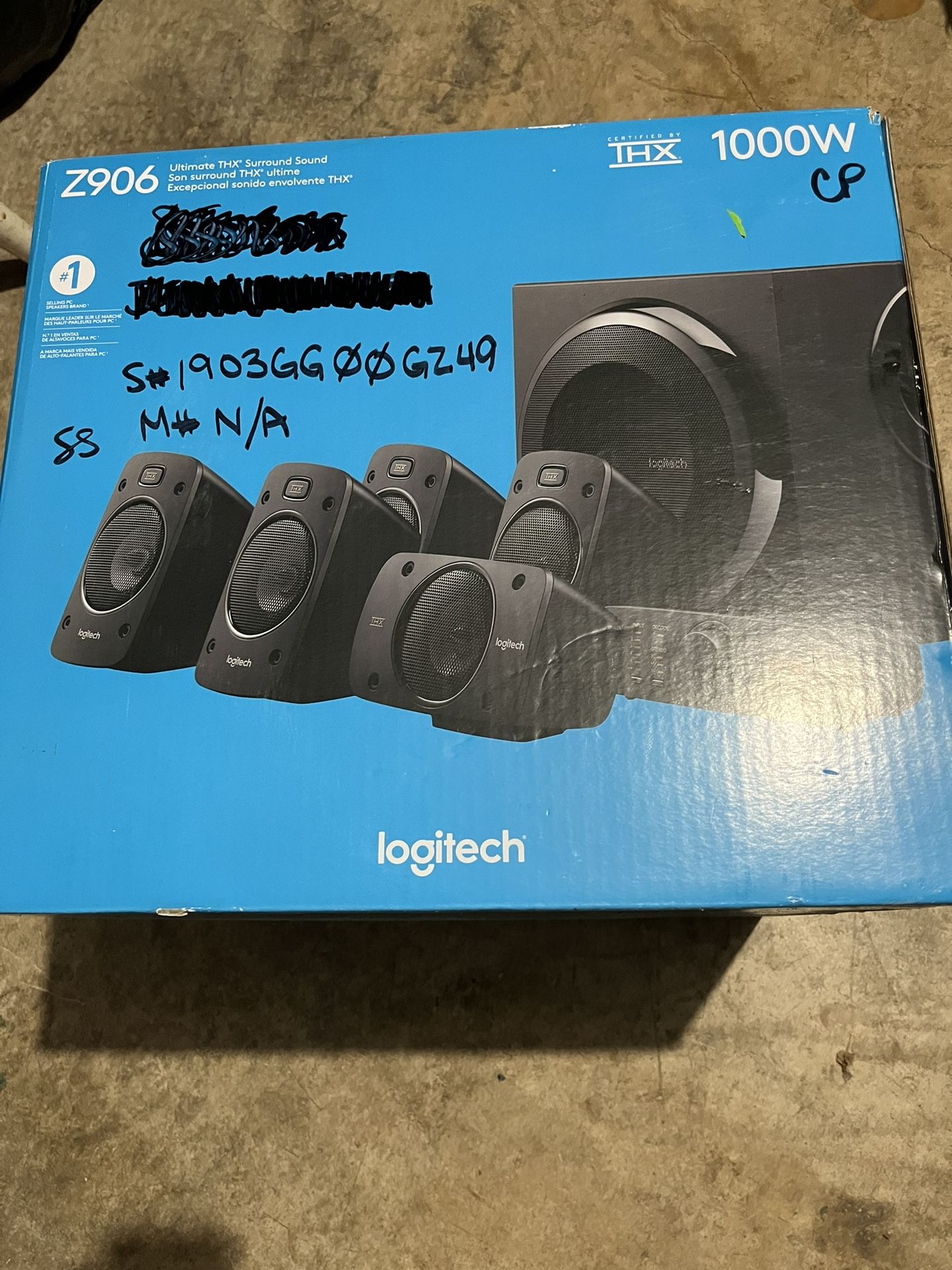 Logitech Z906 5.1 Surround Sound 