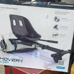 Hover-1 Kart Buggy Attachment, which transforms a standard hoverboard into a go-kart.