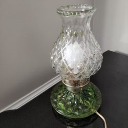 Working Vintage Glass Lamp