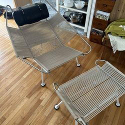 Flag Halyard Chair And Ottoman