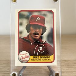 1980 Fleer Mike Schmidt Card