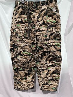 NIKE ACG Smith Summit Water Repellent UV Leafcutter Cargo Pants Mens Large Camo