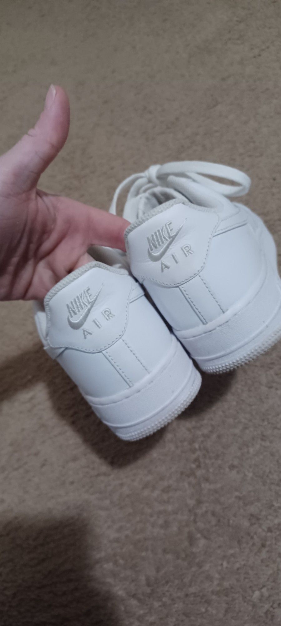 White Air Force 1s (Size 9.5)