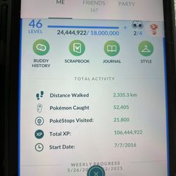 Pokemon Go Original 2016 Account + iPad Air