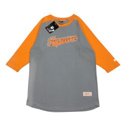 Tennessee Volunteers Baseball Raglan 3/4 Sleeve Shirt 2XL XXL Volts Colosseum BN