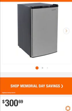 Avanti
4.5 cu. ft. Mini Fridge with Freezer in Stainless Steel