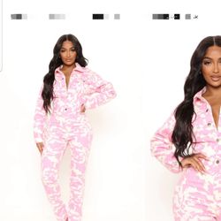 Fashion Nova Denim Jumpsuit