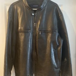 Structure Leather Riding Jacket (X Large) (new)