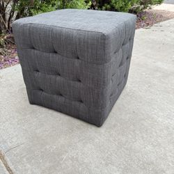 Grey Ottoman 