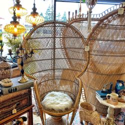 Vintage Peacock Chair