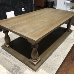 Wooden Coffee Table (54”x 29.5”)