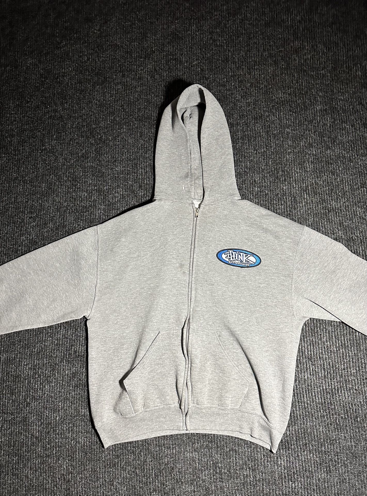 Think skateboards Vintage zip up hoodie Men’s L