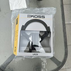 KOSS 183773 UR29 Full-Size Collapsible Over-Ear Headphones