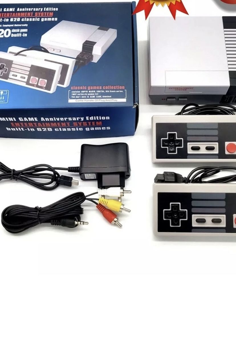 Retro Console Built In Nintendo Games Arcade Games 👾 Classic Games Two Controllers FAST SHIPPING AVAILABLE 🚚