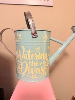 Watering the Divas Decorative Metal Watering Can