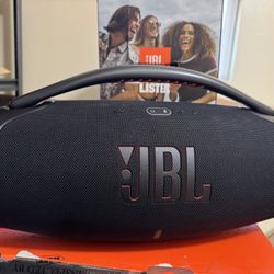 JBL Boombox 3 Portable Wireless Bluetooth Speaker Dust and Waterproof - Black