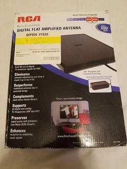 RCA digital flat amplified antenna
