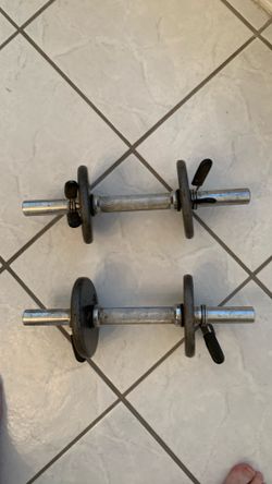 Dumbbells Chrome 1”