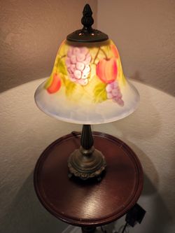 Reversed Frosted Accent Fruit Lamp