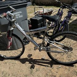 bicicleta titan de aluminio tiene detalle por eso la tengo a ese precio