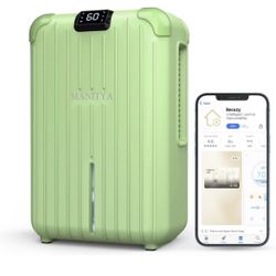 MANITYA Small Dehumidifier for Bedroom, 580 sq ft Smart Mini Dehumidifiers for Bathroom with APP #1252