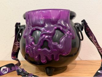 Disney AP Purple Poison Cauldron Halloween Popcorn Bucket