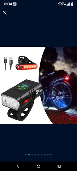 RECHARGEABLE BICYCLE LAMP 1500LUMENS-WATER RESISTANT 
[ SUPER BRIGHT ] Our bike safety lights for night riding with 2 LED lights at 1500 high lumens b