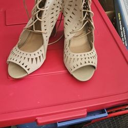 BEDAZZLE RODILLO WEDGE IN LEATHER HEEL