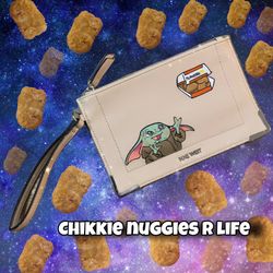 Nine West Wristlet Wallet Handpainted