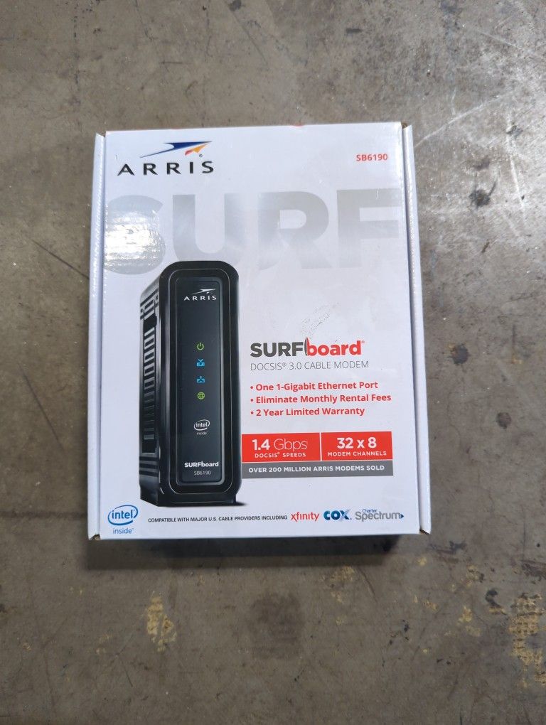 New Arris SURFboard SB6190 Modem (Sealed) – Xfinity / Cox / Spectrum