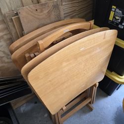 Dinner Tray Tables Wood