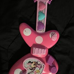 Mini Mouse Pink guitar toy