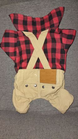 Lumberjack Dog Outfit