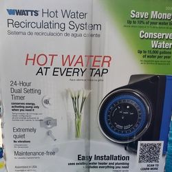 Watts Premier Instant Hot Water Recirculating System (model 500800),