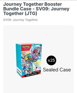 Pokemon Journey Together booster bundle case
