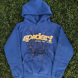 Sp5der TC Blue Hoodie