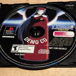 Lunar 2 Eternal Blue Demo disc 