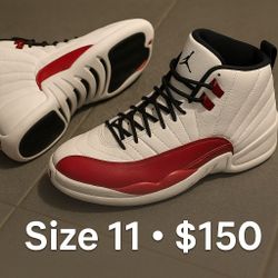🏀 BNIB : Air Jordan 12 “Cherry” (2023 Retro) – Size US-11/UK-10/EU-45