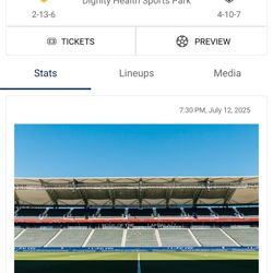 LA Galaxy Vs. DC UNTIED July 12th 