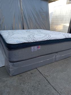 Queen Size Pillow Top Mattress New