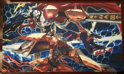 Omegamon Digimon Kainonaut Amanda LaPalme Manamoon Playmat