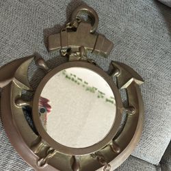 Brass Antique Mirror