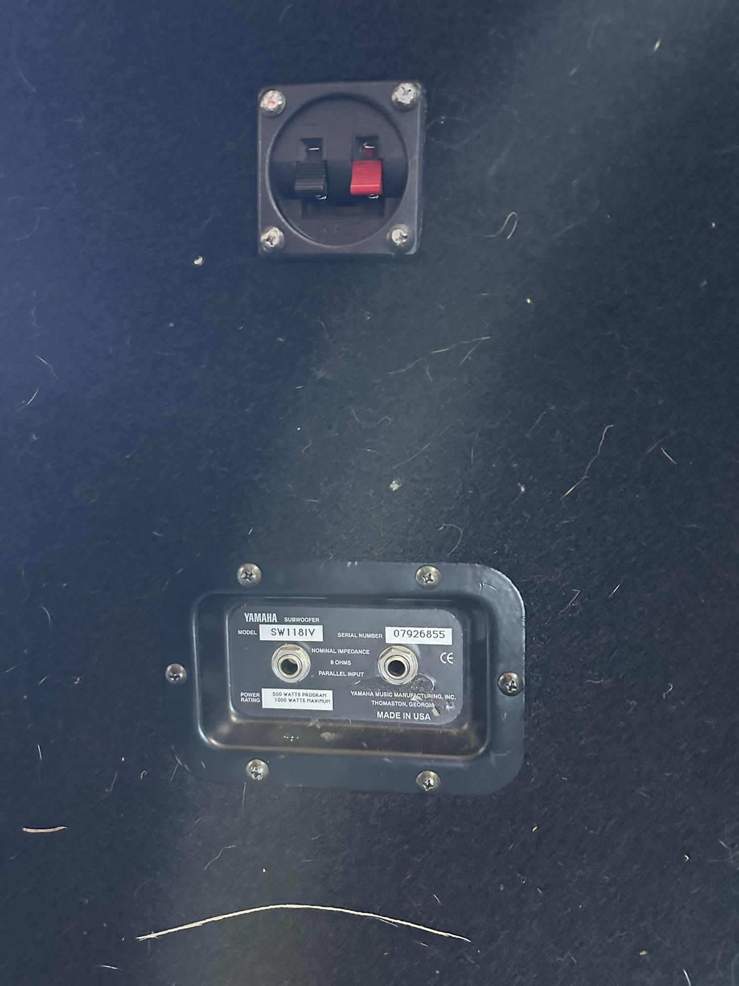 Yamaha SW118IV Subwoofer